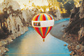 balloon excursion in rakaia gorge